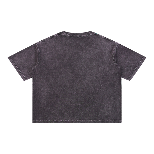 Bakunawa - Mineral Wash Boxy Cotton T-Shirt