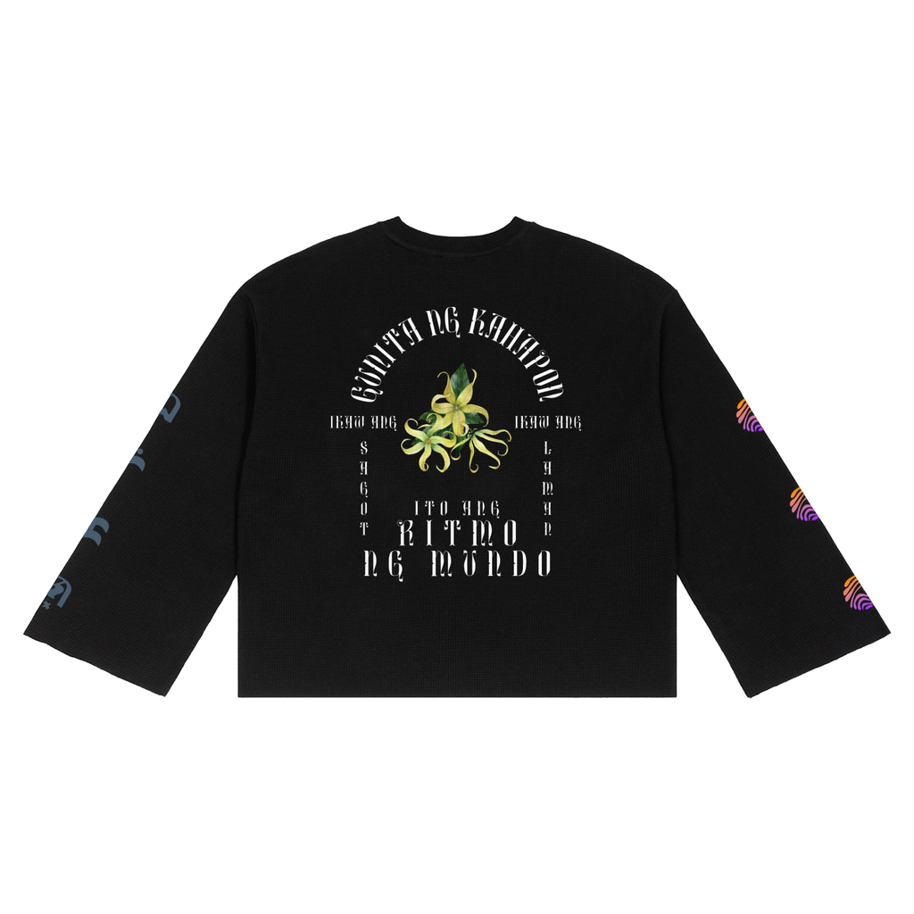 Ritmo - Urduja X Lam-Ang - Unisex Waffle Raw Edge T-Shirt
