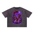 Bakunawa - Mineral Wash Boxy Cotton T-Shirt